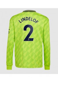 Manchester United Victor Lindelof #2 Voetbaltruitje 3e tenue 2022-23 Lange Mouw
